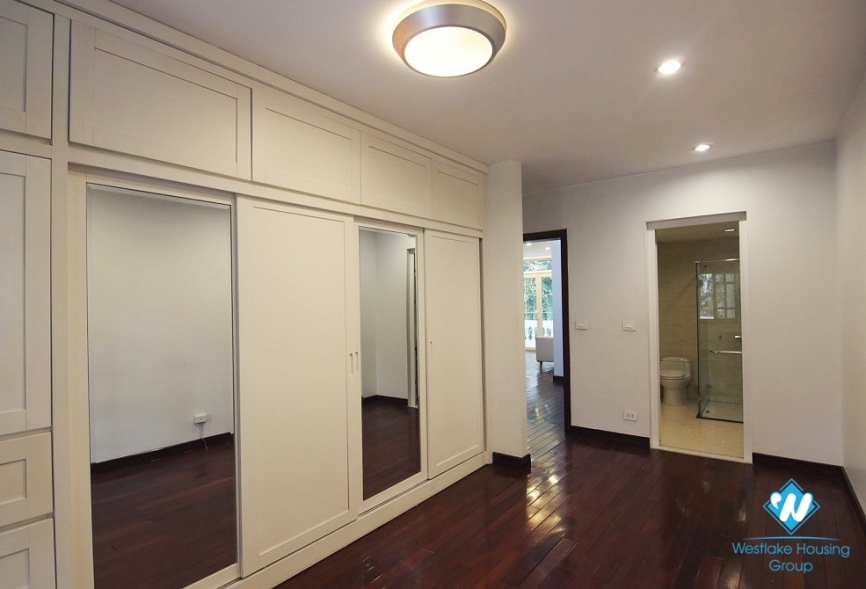 High quality and spacious house for rent in Ciputra, Tay Ho, Hanoi - Unfurnished
